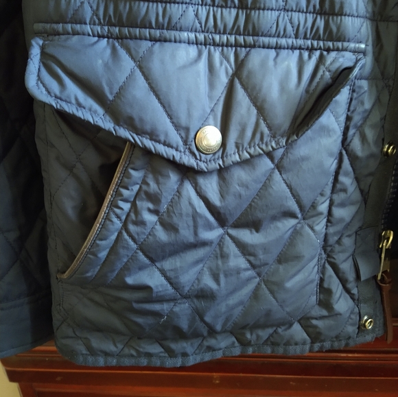POLO Ralph Lauren Quilted Blue Label Navy Blue Jacket Coat Size XXL - Picture 3 of 11